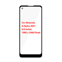 Pièces de téléphone portable, verre extérieur avant pour Motorola Moto G Stylus 2021 2022 5G, écran tactile, lentille extérieure avant, verre LCD avec OCA