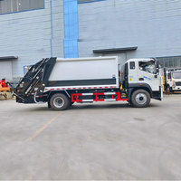 Camion Compacteur de Déchets Foton 4x2 de 14 Mètres Cubes, Chargeur Arrière de 12 Tonnes, Compresseur de Déchets pour le Transport des Déchets, Vente Directe Usine
