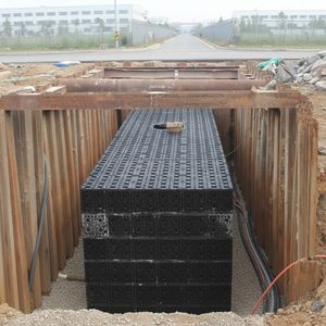 Module de stockage d'eau de pluie innovant et personnalisé 500*1000 en géotextile PP neuf, pour installation sous pavés, allées et passerelles - Product Image 5