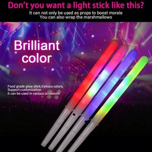 Conos de Algodón de Azúcar LED Coloridos, Brillantes, Luminosos, Suaves, Desechables, de Material PS de Grado Alimenticio, 28*1.4cm, Duraderos, para Halloween y Navidad - Product Image 4