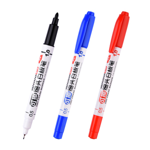 Genvana Bán Buôn Đồ Dùng Học Tập thiết lập xóa được bảng trắng Bút Đánh Dấu 0.5mm nhanh khô đôi đã kết thúc fineliner xóa được đánh dấu - Product Image 1