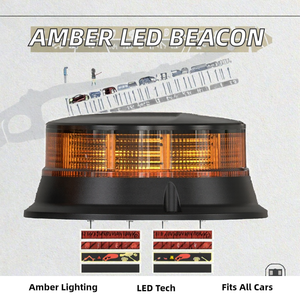 Nuevas Luces LED Ámbar de 12-24V, 30 LED, Estroboscópicas, Intermitentes, con Accesorio de Tornillo para Camiones y Vehículos - Product Image 3