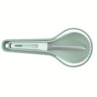 Kit de sculpture de citrouille manuel en plastique PP personnalisé pour la vente en gros, extracteur de pulpe de fruit, outil de découpe, Halloween, écologique, réutilisable