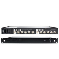 Amplificateur de microphone USB professionnel UA844 avec connecteur XLR, système de distribution d'antenne 5 canaux pour communication sans fil