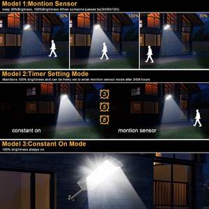 ไฟถนนโซลาร์เซลล์ LED ขายส่ง 200W 300W 500W ราคาโรงงาน โพลีคริสตัลไลน์ สำหรับภายนอกอาคาร IP65 ใช้แบตเตอรี่ AC - Product Image 2