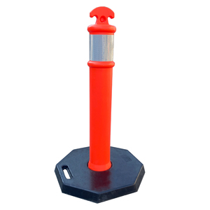Bolardo DE TRÁFICO DE PE delineador de tráfico reflectante 720MM poste de advertencia conducción nocturna llamativo y duradero - Product Image 1