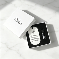 Diffuseur de parfum en pierre d'argile céramique ovale personnalisé avec logo, pour voiture et armoire, désodorisant d'ambiance aux huiles essentielles