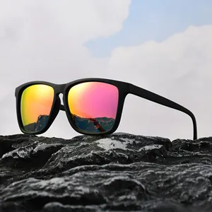 New Fashion Customized Logo Women Men Fishing Shades Good Quality Anti UV Polarized Sunglasses