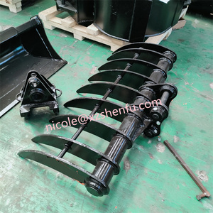 Râteau d'excavateur personnalisé à bas prix, seau Oem râteau terrestre/râteau de roche adapté à l'excavatrice de chat - Product Image 2