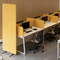 Écran acoustique moderne pour l'intimité, panneau mobile de discrétion, réduction du bruit, cloisons de séparation, panneau de bureau, séparateur de pièce