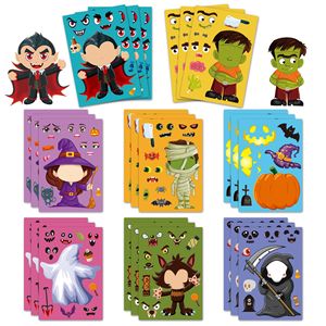 สติกเกอร์ไวนิลกันน้ำสำหรับวันฮาโ<span class=keywords><strong>ล</strong></span>วีน ทนทานสำหรับเด็ก ดีไซน์น่ารักแป<span class=keywords><strong>ล</strong></span>กตา ติดได้กับขวดน้ำ แล็ปท็อป และถุงขนม - Product Image 1