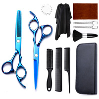 Ensemble de ciseaux de coiffeur de haute qualité ciseaux à cheveux ensemble de ciseaux de salon durables maquillage de beauté ensemble de ciseaux de coiffeur avec logo personnalisé