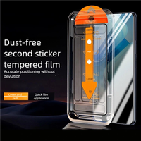 Chambre anti-poussière pour application rapide de protection d'écran de téléphone, élimination automatique de la poussière, sans bulles, compatible avec plusieurs modèles d'iPhone