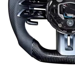 พวงมาลัยคาร์บอนไฟเบอร์สำหรับ <span class=keywords><strong>Mercedes</strong></span> 2021 2022 2023 W166 W177คลาส GT W213 X253 W246 W205พวงมาลัย W222 AMG - Product Image 4