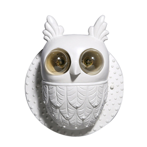 Lampe murale LED créative hibou avec lueur blanche chaude pour chambre d'enfants pépinière porche décor atmosphère éclairage - Product Image 6