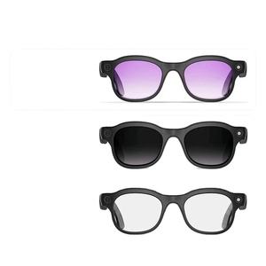 Gafas Inteligentes con Lentes Degradados en Morado, Negros y Transparentes, Marco de Plástico y Titanio, Transición IA, Control Táctil - Product Image 1