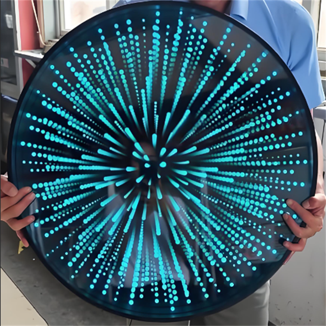 Custom Design Infinity Mirror Logo LED Wall Abyss Mirror