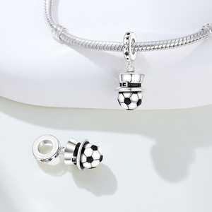 Original white copper bead bracelet - DIY <b>hat</b> and soccer accessory, personalized women's accessory - Product Image 5