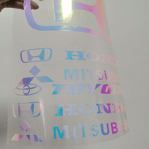 لفة فينيل بلاستيكية ناعمة قابلة للطباعة بعرض 50 سم بألوان قوس قزح متغيرة اللون ومضيئة في الظلام للتغليف والتعبئة بالجملة - Product Image 3