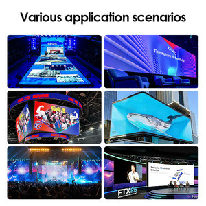 Panel Video Wall <span class=keywords><strong>LED</strong></span> P4-P1.5 Kustom untuk Iklan, Layar <span class=keywords><strong>LED</strong></span> Fleksibel Modul Lunak Melengkung untuk Pusat Perbelanjaan - Product Image 4