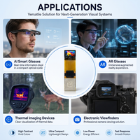 Écran Micro OLED en silicone TDO de 0,3 pouce, 1280x720 MIPI RGB, haute luminosité 10000 nits, pour lunettes AR et appareils XR, thermique