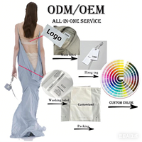 Vêtements Nouvelle Collection Haute Qualité Design Marque Privée OEM ODM Logo Personnalisé Vêtements de Créateur pour Femmes Fabricants de Vêtements Vente en Gros Robes