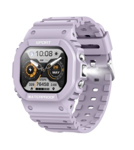 Montre intelligente unisexe, moniteur de sommeil, moniteur de fréquence cardiaque, bracelet en TPU, télécommande, longue durée de vie de la batterie, suivi d'activité, étanche IP68, Android - Product Image 5