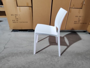 Wholesale Durable <strong>Stackable</strong> Modern White Outdoor <strong>Garden</strong> Dining <strong>Chairs</strong> with Removable Cover PP Plastic Home Furniture - Product Image 4
