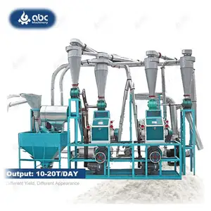 Máquina de ahorro de energía de molino de harina de alta calidad compacto de laboratorio para molienda de harina