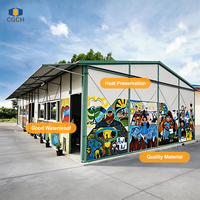 CGCH – Camp de Travail Modulaire Durable à Bas Coût : Bungalow Conteneur Démontable, Maison Préfabriquée, Unité Pliable pour Hébergement