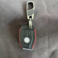 Étui de protection pour clé de voiture en cuir PU de luxe, résistant aux rayures, léger, pour GLK/GLA OLIVER