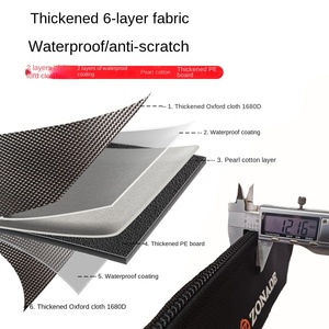 Sac à dos portable en tissu Oxford avec fond en plastique, grande capacité, épaissi, résistant à l'usure, nouveau kit d'outils électriques - Product Image 2