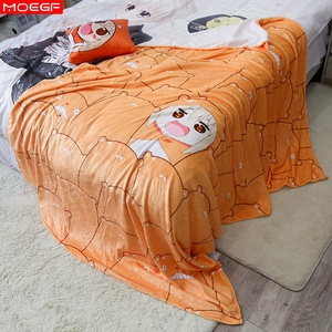 Anime siêu mềm flannel ấm có thể giặt tất cả các mùa Himouto Umaru Chan tùy chỉnh in polyester Chăn 120x200cm hoặc 150x220cm - Product Image 6