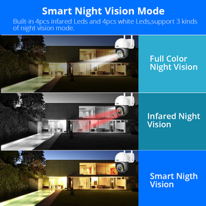 Cámara Wifi Hiseeu 5MP PTZ Icsee P2P con Vista Remota, Seguridad IP Inalámbrica HD, Detección de Movimiento, Exterior Z-WHD815B, Seguridad Inteligente Inalámbrica - Product Image 4
