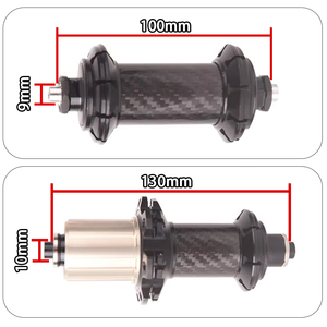 Ensemble de roues de vélo de route professionnel personnalisé en fibre de carbone 700C 50mm avec frein à patin - Product Image 3