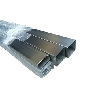 Tube carré ondulé de haute qualité tuyau en acier galvanisé prix du tube rectangulaire pour abris d'auto