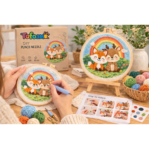 Kit de broderie multifonctionnel pour animaux à faire soi-même, kit de broderie au point de croix, matériaux complets pour débutants - Product Image 1