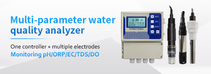 เครื่องวัดคุณภาพน้ำแบบดิจิตอลออนไลน์ GWQ-MP100 สำหรับวัดค่า PH EC DO ORP TDS ความขุ่น คลอรีน อุณหภูมิ รุ่น GWQ-MP100 ออนไลน์ - Product Image 5
