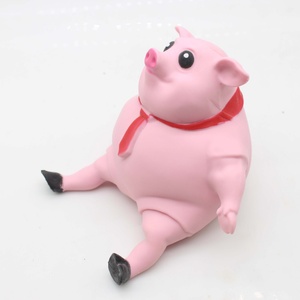 Juguete Educativo Antiestrés, Lindo Cerdo Rosa para Apretar, Juguete Sensorial de Descompresión, Cerdo para Apretar - Product Image 4