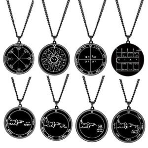 Accessoire de gravure Laser noir fait à la main, en acier inoxydable, <span class=keywords><strong>44</strong></span> piéces, sceau de pitree Mars, Mercury, Saturn, soleil, vénus, Talisman - Product Image 3