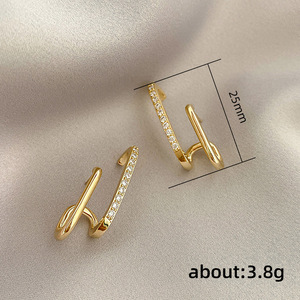 Orecchini a Clip Semplici per Donne, Accessori per Orecchie alla Moda per Uso Quotidiano - Product Image 5