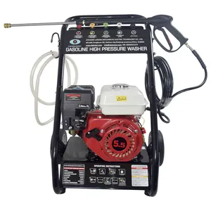 Hot selling powerful motor heavy-duty hose copper pump head gasoline high pressure washer