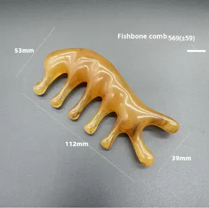 रेसिन बीसवैक्स स्क्रैपिंग बोर्ड सींग का सिर मेरिडियन एक्यूपंक्चर मालिश कंस मछली हड्डी पांच दांत बड़े शरीर लिथियम बैटरी संचालित - Product Image 6
