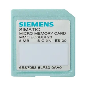 Nueva marca Siemens Plc Micro memoria Card-8MB 6ES7953-8LP31-0AA0 PLC tarjeta de memoria 6ES79538LP310AA0 en stock