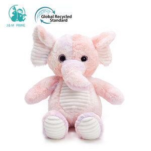 Jouet en peluche éléphant mignon et coloré, éléphant bébé en peluche avec de grandes oreilles, rembourré en coton PP - Product Image 5