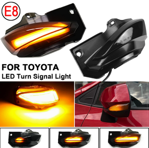Pour <span class=keywords><strong>Toyota</strong></span> Corolla Sport E210 Sienta XP170 <span class=keywords><strong>Yaris</strong></span> XP210 <span class=keywords><strong>2019</strong></span> 2021 LED clignotant dynamique indicateur séquentiel de rétroviseur latéral - Product Image 4