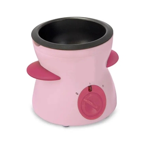 Fondoir à chocolat électrique 350ml meilleur cadeau fête bricolage bonbons <span class=keywords><strong>fromage</strong></span> <span class=keywords><strong>Fondue</strong></span> Machine automatique pot de fusion avec fourchette - Product Image 2