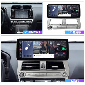 Toyota Land Cruiser Prado 2018-2023 için Penhui 16 + 512GB kristal ses Android 14 araba radyo çalar 12.3 inç ekran DSP <span class=keywords><strong>2</strong></span> Din - Product Image 3