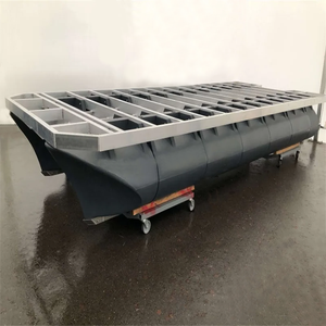 Plataforma de marco de aluminio de piso de madera plástica de tubos de pontón HDPE para casa <span class=keywords><strong>flotante</strong></span> - Product Image 3