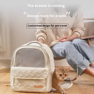 Transportín <span class=keywords><strong>para</strong></span> <span class=keywords><strong>Gatos</strong></span>, Cápsula Espacial, <span class=keywords><strong>Mochila</strong></span> Portátil <span class=keywords><strong>para</strong></span> <span class=keywords><strong>Gatos</strong></span> y Perros, Ligera, <span class=keywords><strong>de</strong></span> Mano, Doble Correa <span class=keywords><strong>para</strong></span> el Hombro, Transpirable, <span class=keywords><strong>de</strong></span> Algodón Bordado, <span class=keywords><strong>para</strong></span> Mascotas - Product Image 4